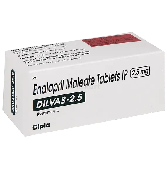 dilvas 2.5mg tablet 10's